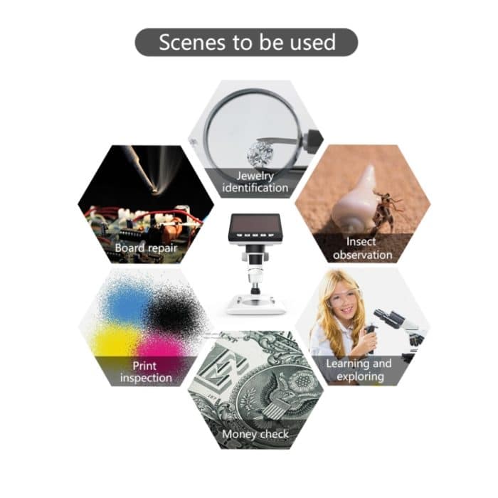 inskam307 0-40mm 1080P 4,3 Zoll LCD-Bildschirm Handy-Reparaturindustrie HD Electron Didital Microscope – Bild 7