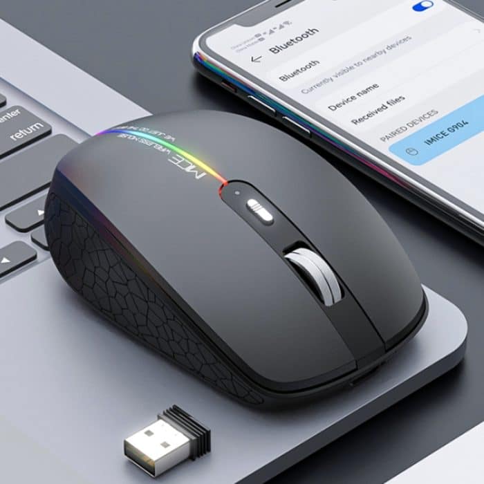 iMICE G904 Dual-Modus 6-Tasten Leise kabellose Gaming-Maus – Bild 3