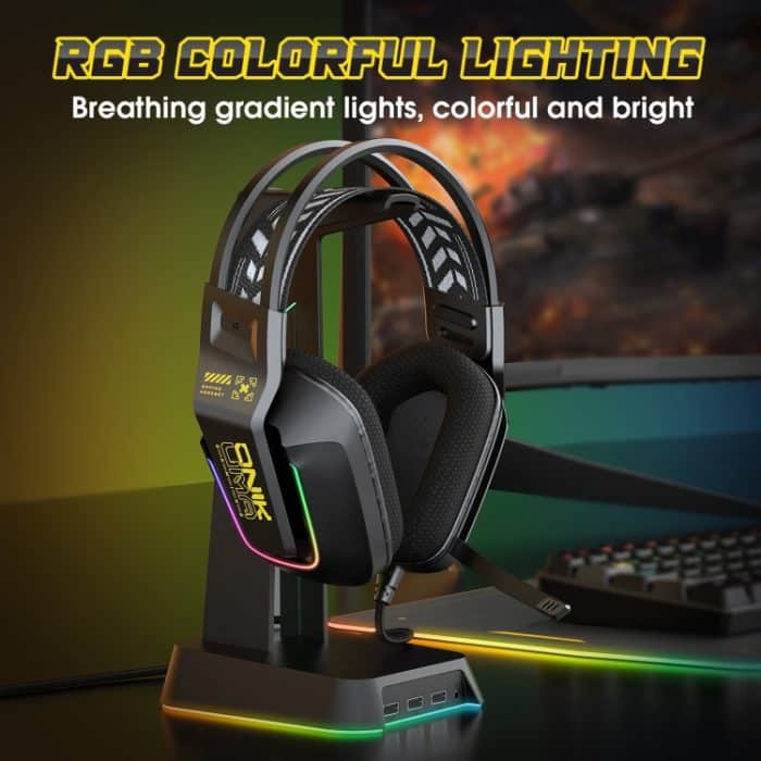 ONIKUMA X13 RGB Bunte Beleuchtung Kabelgebundenes Gaming-Headset mit Mikrofon, X13 – Bild 4