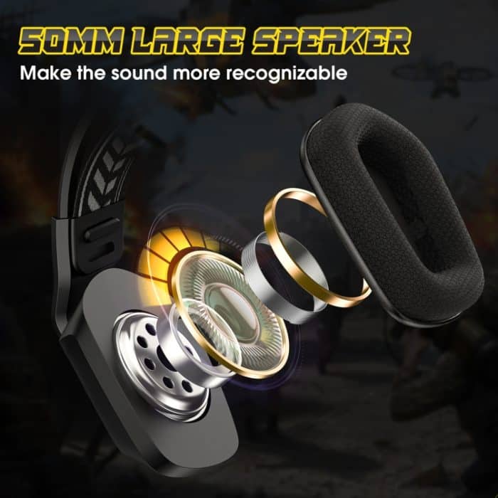 ONIKUMA X13 RGB Bunte Beleuchtung Kabelgebundenes Gaming-Headset mit Mikrofon, X13 – Bild 7