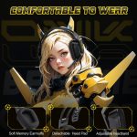 ONIKUMA X13 RGB Bunte Beleuchtung Kabelgebundenes Gaming-Headset mit Mikrofon, X13 – Bild 8