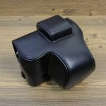 Ganzkörper-Kameratasche aus Leder mit Riemen, For FUJIFILM X-S20