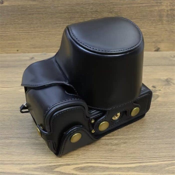 Ganzkörper-Kameratasche aus Leder mit Riemen, For FUJIFILM X-S20 – Bild 3