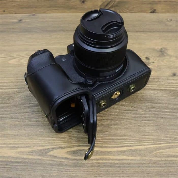 Ganzkörper-Kameratasche aus Leder mit Riemen, For FUJIFILM X-S20 – Bild 5