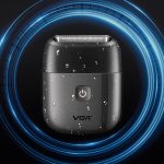 VGR V-340 5W USB Mini tragbarer Elektrorasierer mit Kolbenbewegung – Bild 3