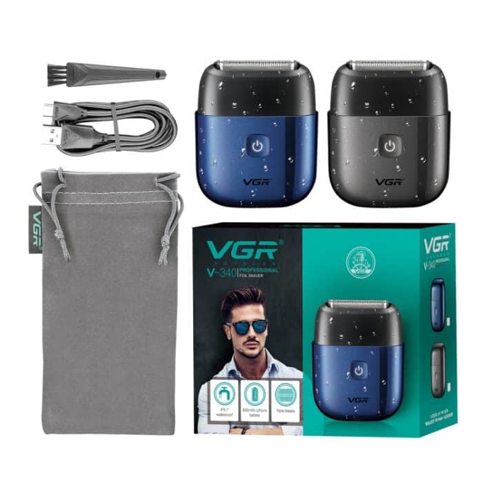 VGR V-340 5W USB Mini tragbarer Elektrorasierer mit Kolbenbewegung – Bild 7