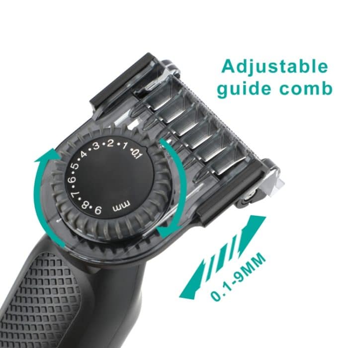 VGR V-360 5W USB Digitalanzeige Elektrischer T-förmiger Rasierer – Bild 3