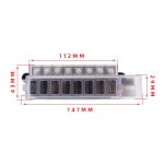 8-Wege-Sicherungsblock mit 20 Klemmen – Bild 5
