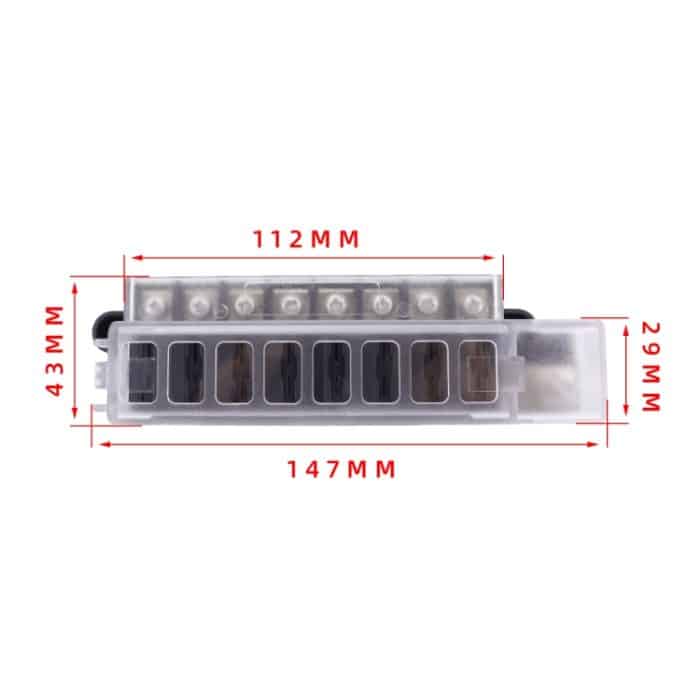 8-Wege-Sicherungsblock mit 20 Klemmen – Bild 5