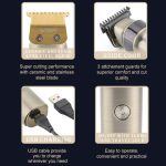 VGR V-991 5W USB Smart Digital Display Elektrischer Haarschneider – Bild 5