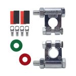 Auto-Plus- und Minus-Batterieanschluss, Batterieklemme aus Zinklegierung mit 4 SC-Anschlüssen