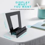 Aufbewahrungsständer für Schallplattenbücher aus Acryl, Black, Transparent – Bild 2