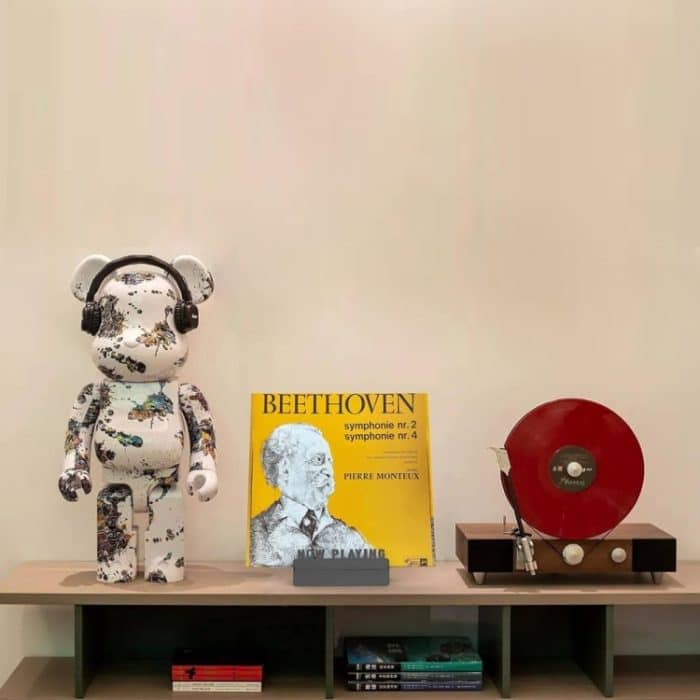 Aufbewahrungsständer für Schallplattenbücher aus Acryl, Black, Transparent – Bild 6