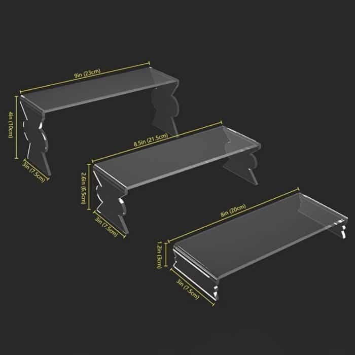 3 teile/satz Figur Kuchen Kosmetik Lagerung Display Stand, YX123 – Bild 3