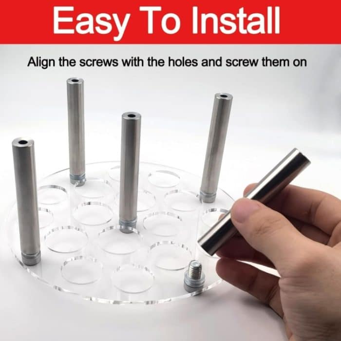 Runder Schachformständer ohne Silikonform, YX124 – Bild 4