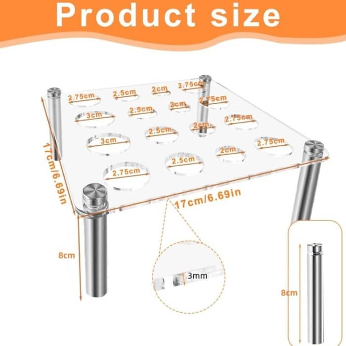 Quadratischer Schachformständer ohne Silikonform, YX125 – Bild 3