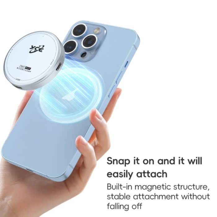 YCE-V195C USB-C / Typ-C auf M.2 NVMe + PD 3.0 magnetisches Festplattengehäuse, YCE-V195C – Bild 3