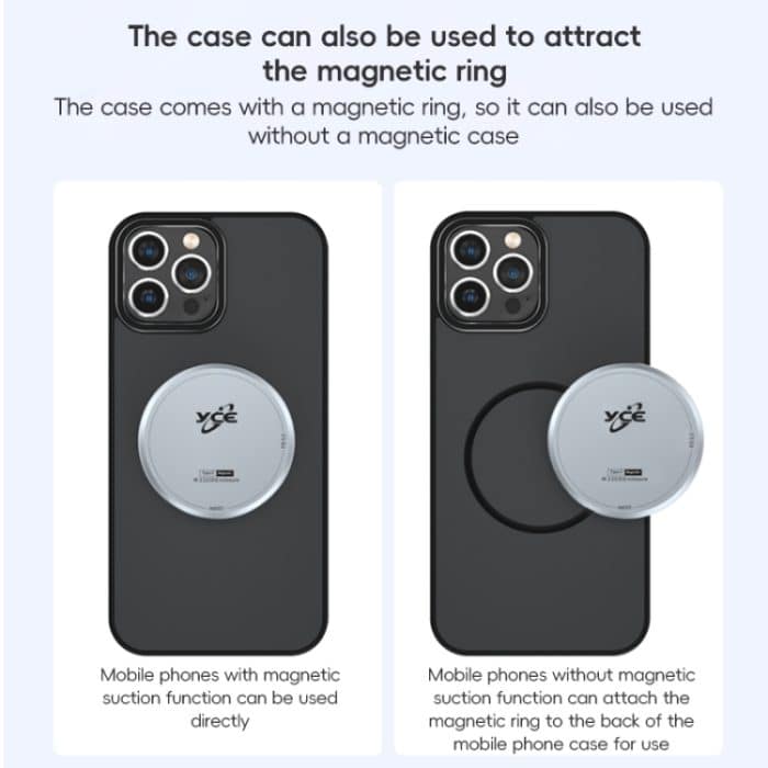 YCE-V195C USB-C / Typ-C auf M.2 NVMe + PD 3.0 magnetisches Festplattengehäuse, YCE-V195C – Bild 7