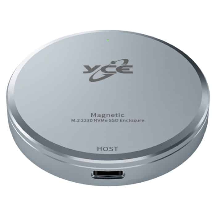 YCE-V195F USB-C / Typ-C auf M.2 NVMe magnetisches Festplattengehäuse, YCE-V195F – Bild 1