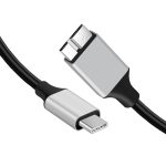 USB-C / Type-C 3.0 auf Micro B Mobiles Festplattenadapterkabel, 0.3m, 1m