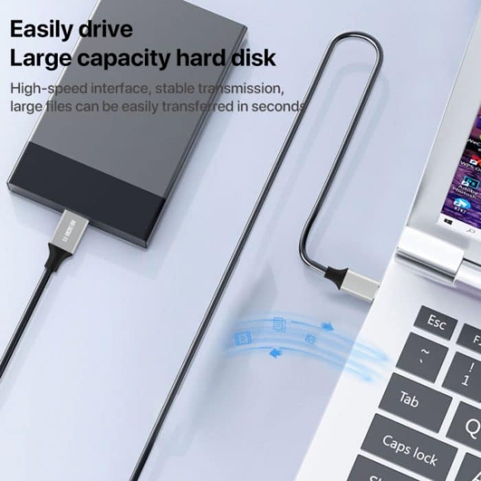 USB-C / Type-C 3.0 auf Micro B Mobiles Festplattenadapterkabel, 0.3m, 1m – Bild 7