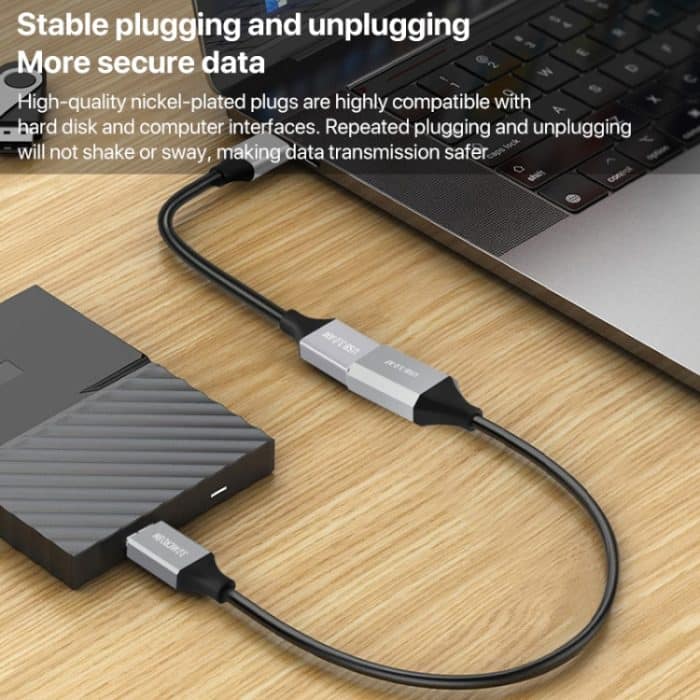 USB-C / Type-C 3.0 auf Micro B Mobiles Festplattenadapterkabel, 0.3m, 1m – Bild 10