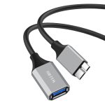 Adapterkabel für mobile Festplatten vom Typ USB 3.0 A-Buchse auf Micro-B, 0.2m, 0.5m