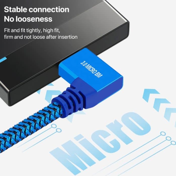 Datenverbindungskabel für mobile Festplatten, USB 3.0 A auf Micro B 3.0 Stecker, 1m – Bild 6