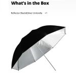 Godox UB002 Fotografie Studio Reflektor Diffusor Regenschirm, 33 inch 84cm, 40 inch 102cm, 43 inch 108cm – Bild 6