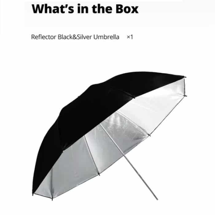 Godox UB002 Fotografie Studio Reflektor Diffusor Regenschirm, 33 inch 84cm, 40 inch 102cm, 43 inch 108cm – Bild 6