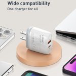 LDNIO Q229 QC3.0 / PD20W USB + Typ-C-Schnellladegerät mit 1 m Typ-C-auf-8-Pin-Kabel, EU Plug, UK Plug, US Plug – Bild 11