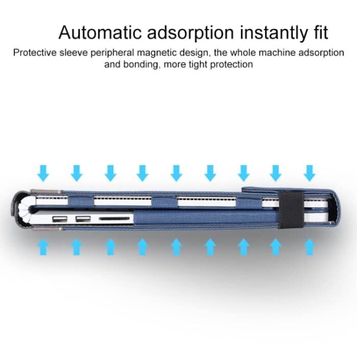 Laptop-Schutzhülle aus PU-Leder mit Bildschirmständer, For Microsoft Surface Book 3 / 2 / 1 13.5 inch, For Microsoft Surface Book 3 / 2 15 inch, For Microsoft Surface Book 2 13.5 inch, For Microsoft Surface Book 2 15 inch... – Bild 4