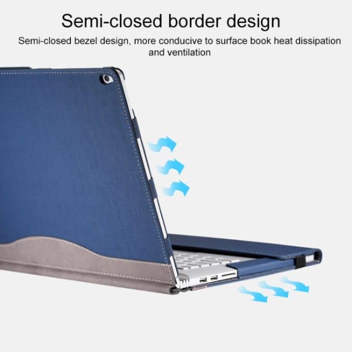 Laptop-Schutzhülle aus PU-Leder mit Bildschirmständer, For Microsoft Surface Book 3 / 2 / 1 13.5 inch, For Microsoft Surface Book 3 / 2 15 inch, For Microsoft Surface Book 2 13.5 inch, For Microsoft Surface Book 2 15 inch... – Bild 5