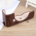 Halbschalen-Basis für Kamera aus glänzendem PU-Leder, For Nikon ZFC – Bild 2