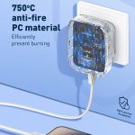 LDNIO Q334 32W Typ-C + Dual USB Port Ladegerät mit Micro USB Datenkabel, EU Plug, UK Plug, US Plug – Bild 8