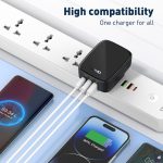 LDNIO Q334 32 W Typ-C + Dual-USB-Port-Ladegerät mit USB-C/Typ-C auf 8-Pin-Datenkabel, EU Plug, UK Plug, US Plug – Bild 11