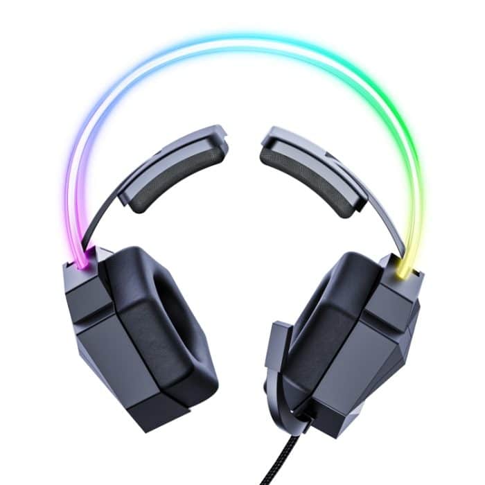 ONIKUMA X20 RGB Farbenfroher, kabelgebundener Gaming-Kopfhörer mit Kopfhalterung, Länge: 1,8 m – Bild 3