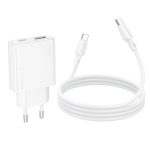 hoco BN24 PD 20 W USB, Typ-C Ladegerät mit 1 m Typ-C auf Typ-C Kabelsatz, EU Plug – Bild 5