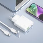 hoco BN24 PD 20 W USB, Typ-C Ladegerät mit 1 m Typ-C auf 8-Pin Kabelsatz, EU Plug – Bild 7