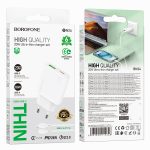 hoco BN24 PD 20 W USB, Typ-C Ladegerät mit 1 m Typ-C auf 8-Pin Kabelsatz, EU Plug – Bild 8