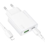 hoco BN25 PD 30W USB, Typ-C Ladegerät mit 1m Typ-C auf 8 Pin Kabelsatz, BN25 (8 Pin) – Bild 2