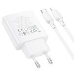 hoco BN25 PD 30W USB, Typ-C Ladegerät mit 1m Typ-C auf 8 Pin Kabelsatz, BN25 (8 Pin) – Bild 4