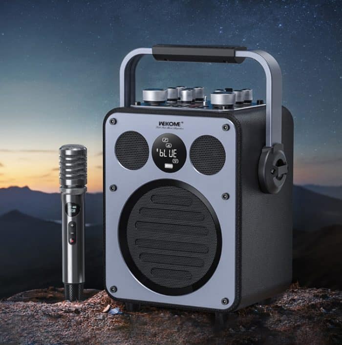 WK Beluga D7 Conductor HiFi Tragbarer Bluetooth-Lautsprecher für den Außenbereich, D7  (Black) – Bild 2