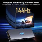 BYL-2411 11-in-1-Typ-C-HUB-Dockingstation mit 3 x USB3.0, PD100W, SD/TF, RJ45, Typ-C, VGA, HDTV, 3,5-mm-Buchse – Bild 4