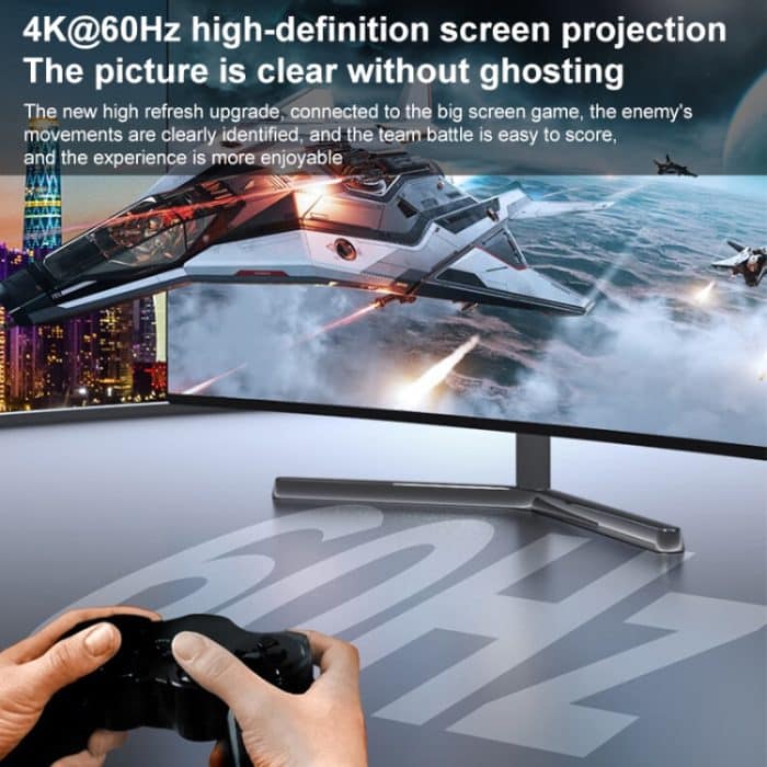 BYL-2411 11-in-1-Typ-C-HUB-Dockingstation mit 3 x USB3.0, PD100W, SD/TF, RJ45, Typ-C, VGA, HDTV, 3,5-mm-Buchse – Bild 6