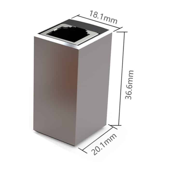 10 Gbps RJ45 Buchse auf Buchse Inline-Koppler Cat8 / Cat7 / Cat6 / Cat5 Ethernet-Kabel-Extender-Adapter – Bild 2