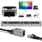 10 Gbps RJ45 Buchse auf Buchse Inline-Koppler Cat8 / Cat7 / Cat6 / Cat5 Ethernet-Kabel-Extender-Adapter – Bild 5