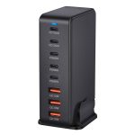 440 W GaN USB-Netzteil-Reiseladegerät mit 3 x USB, 5 x PD-Anschluss, EU Plug, US Plug, UK Plug, AU Plug – Bild 5