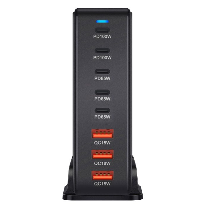 440 W GaN USB-Netzteil-Reiseladegerät mit 3 x USB, 5 x PD-Anschluss, EU Plug, US Plug, UK Plug, AU Plug – Bild 6