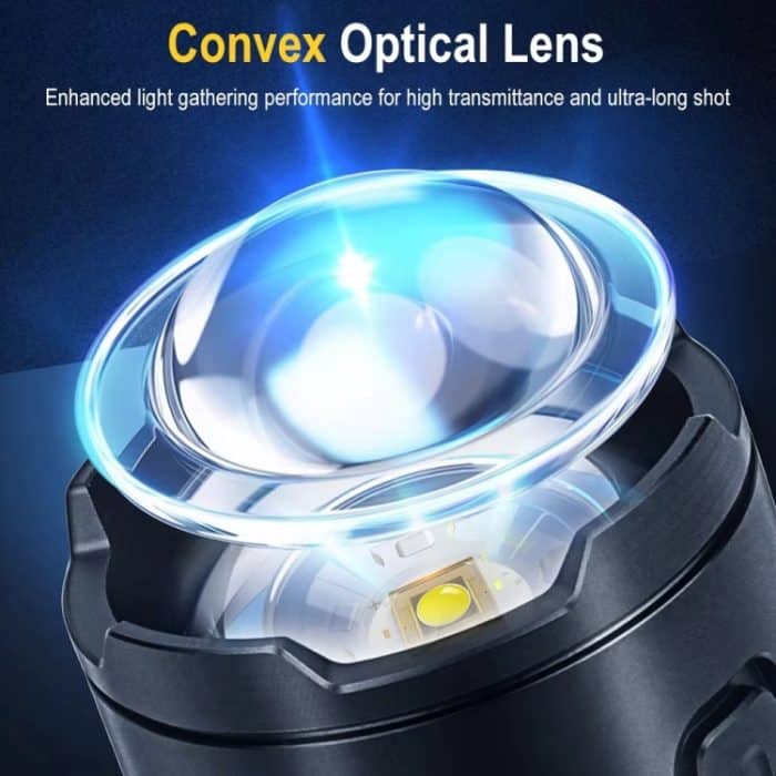 S2301 30W weiße Laserdocht 1000LM Teleskop-Zoom-LED-Taschenlampe, S2301 – Bild 8